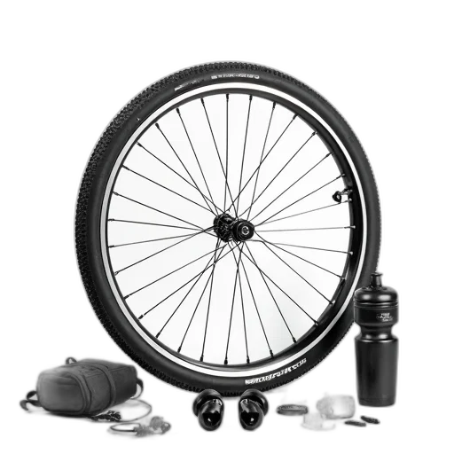umbrella, bicycle, wheel, black transparent PNG cut-out