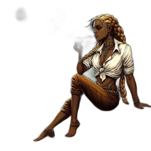 staff, concept art, comic book art, fantasy art transparent PNG cut-out