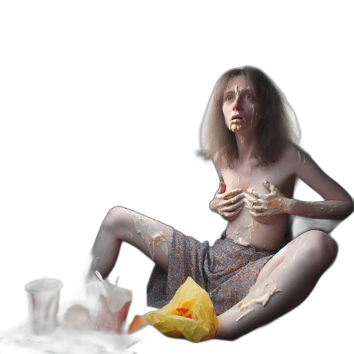 dress, food, creature, shoes transparent PNG cut-out