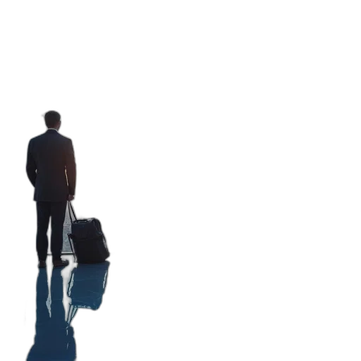 jacket, staff, robot, umbrella transparent PNG cut-out