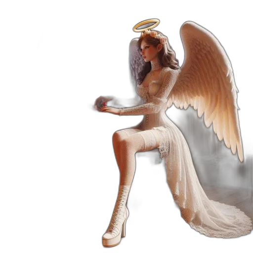 concept art, fantasy art, pixel art, photorealistic transparent PNG cut-out