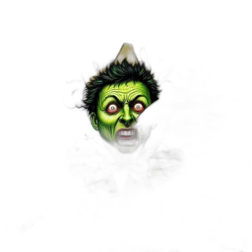 mask, face, creature, staff transparent PNG cut-out