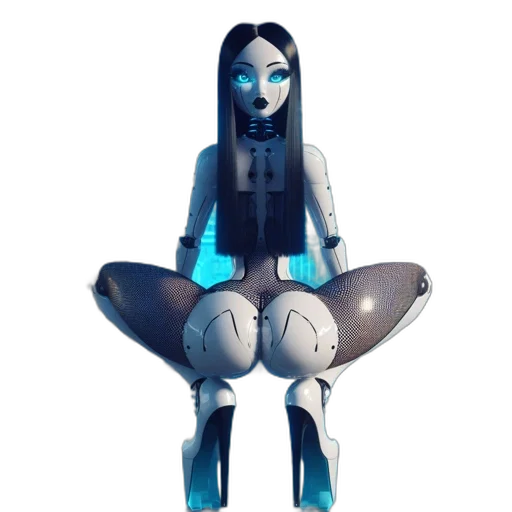 robot, creature, dress, mask transparent PNG cut-out