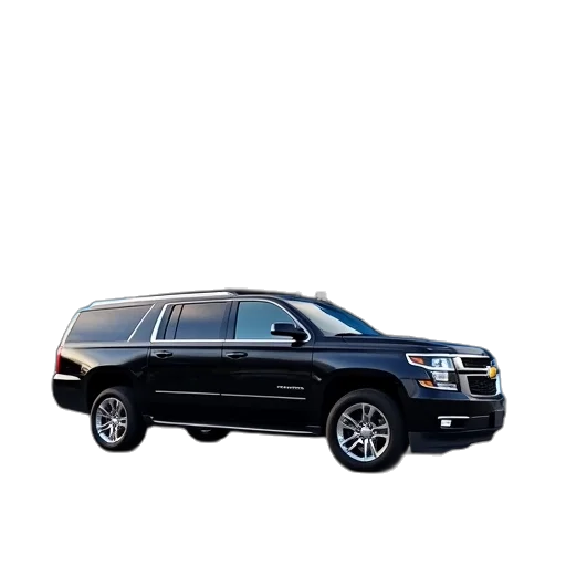 car, black, chevrolet, suburban transparent PNG cut-out