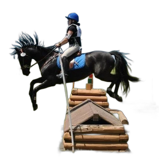 rider, black, horse, jumps transparent PNG cut-out