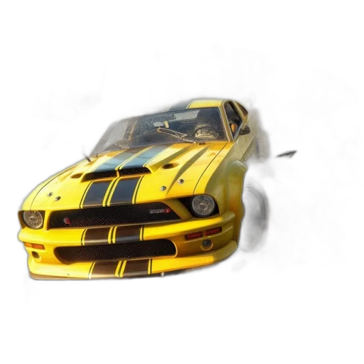 car, weapon, 3d render, photorealistic transparent PNG cut-out