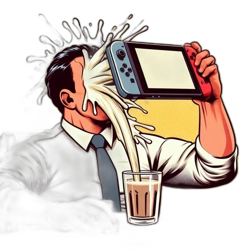 robot, food, vaporwave, cartoon transparent PNG cut-out