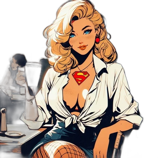 comic book art, cartoon, concept art, fantasy art transparent PNG cut-out