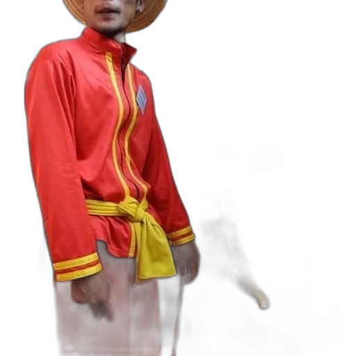 staff, hat, jacket, mask transparent PNG cut-out