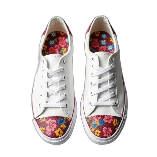 shoes, pair, white, sneakers transparent PNG cut-out