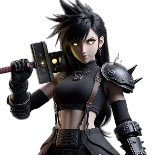 weapon, staff, concept art, 3d render transparent PNG cut-out
