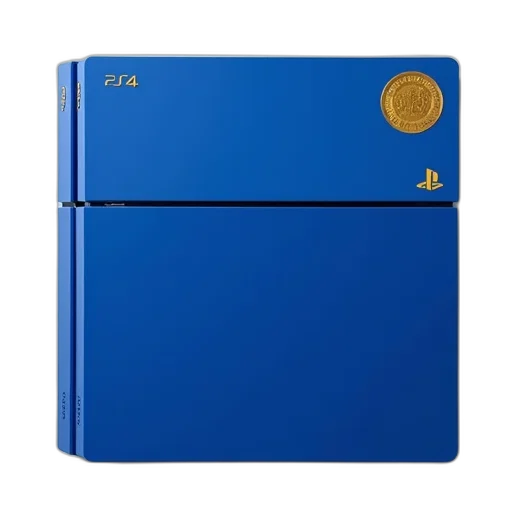 3d render, blue, sony, ps4 transparent PNG cut-out