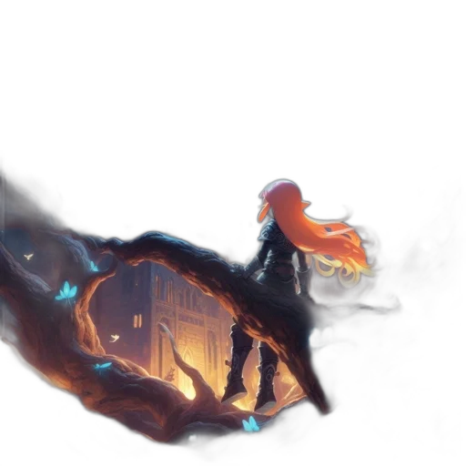 dragon, mask, sword, weapon transparent PNG cut-out