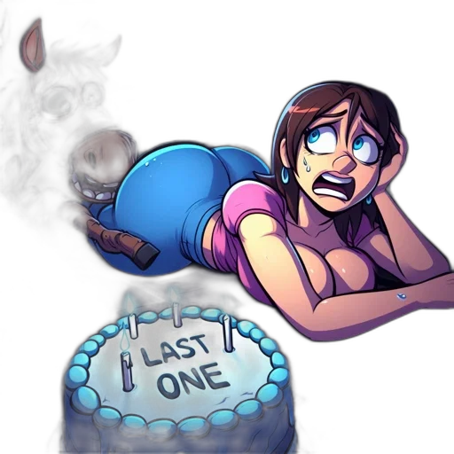 concept art, pixel art, fantasy art, cartoon transparent PNG cut-out