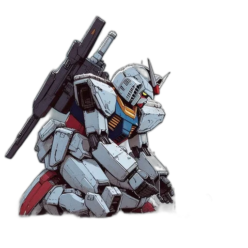 robot, weapon, sword, jacket transparent PNG cut-out