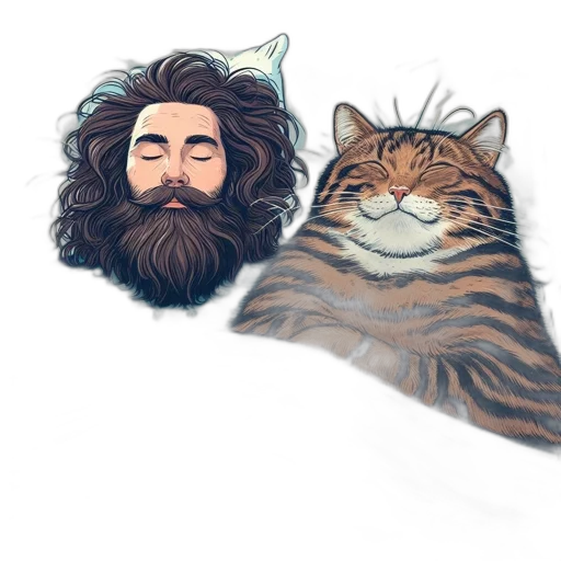 animal, hair, creature, watercolor transparent PNG cut-out
