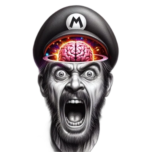 face, mask, hat, concept art transparent PNG cut-out