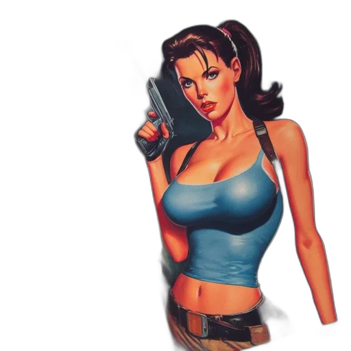 weapon, comic book art, pixel art, concept art transparent PNG cut-out
