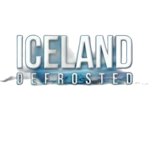 concept art, poster, iceland, defrosted transparent PNG cut-out