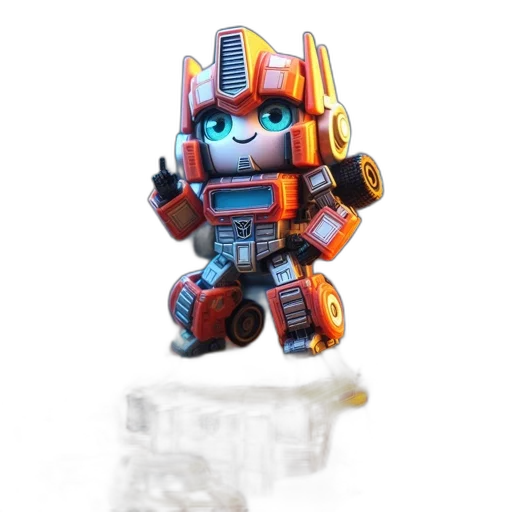 robot, 3d render, concept art, fantasy art transparent PNG cut-out