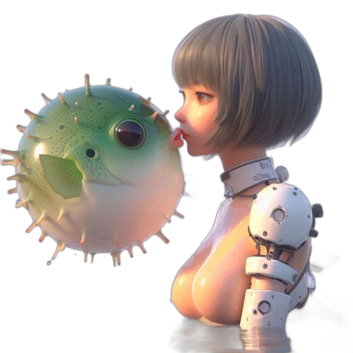 robot, staff, creature, weapon transparent PNG cut-out