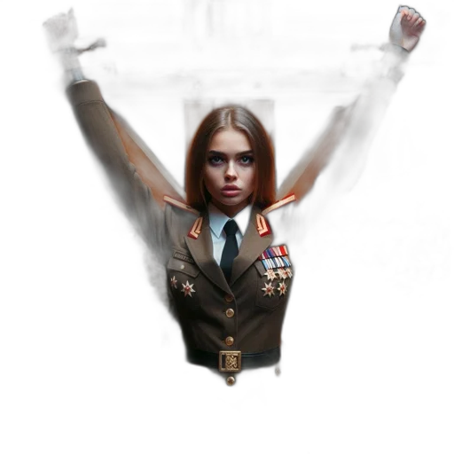 jacket, staff, crown, face transparent PNG cut-out