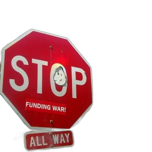 weapon, stop, sign, sticker transparent PNG cut-out
