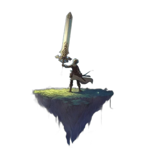 sword, staff, weapon, dragon transparent PNG cut-out