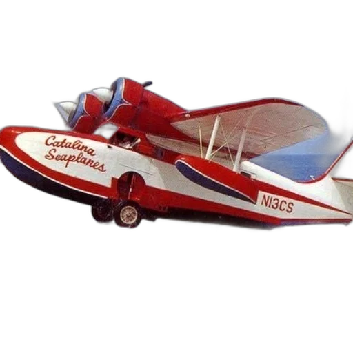 3d render, red, white, catalina transparent PNG cut-out
