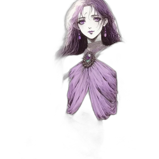 dress, creature, mask, staff transparent PNG cut-out