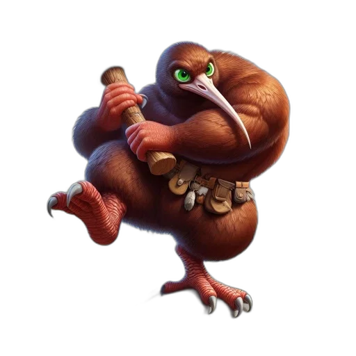 staff, creature, animal, weapon transparent PNG cut-out
