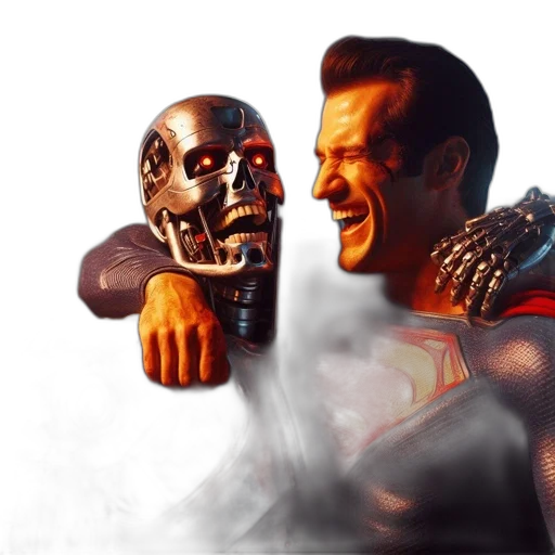 mask, robot, face, comic book art transparent PNG cut-out
