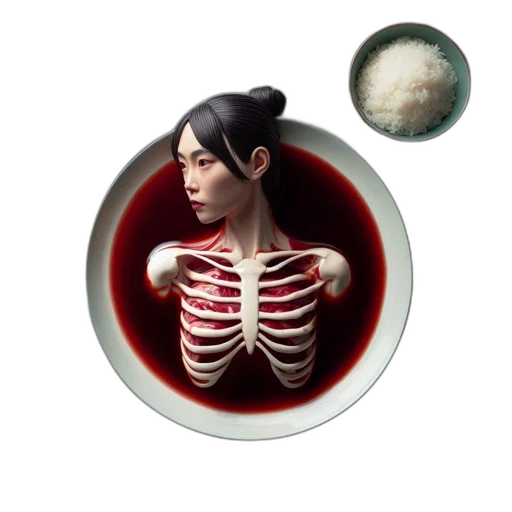 food, jewelry, concept art, photorealistic transparent PNG cut-out