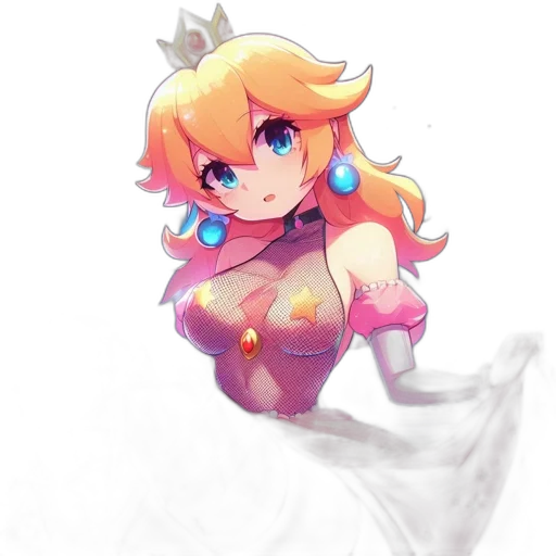 crown, dress, weapon, creature transparent PNG cut-out