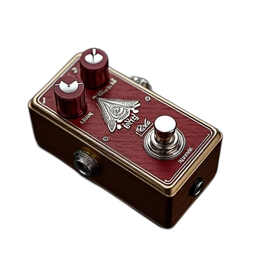 3d render, palladon, guitar, pedal transparent PNG cut-out