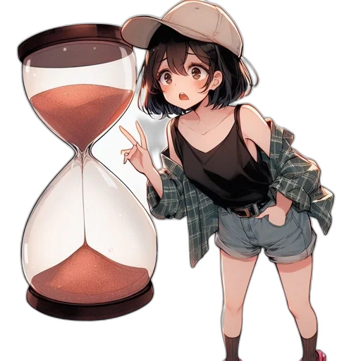 hat, dress, anime, pixel art transparent PNG cut-out