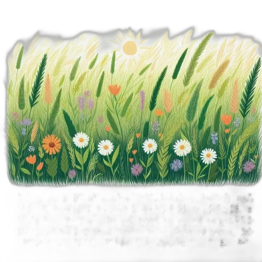 flower, dress, watercolor, pencil sketch transparent PNG cut-out