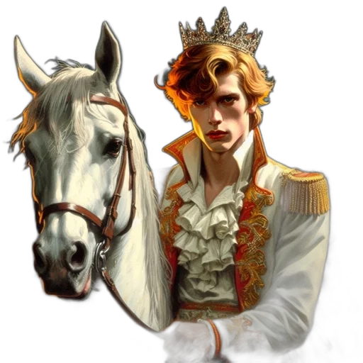 crown, staff, animal, jewelry transparent PNG cut-out