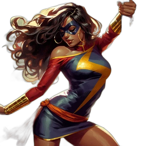 comic book art, concept art, fantasy art, female transparent PNG cut-out