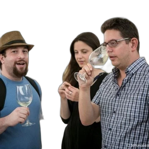 bottle, three, people, enjoying transparent PNG cut-out