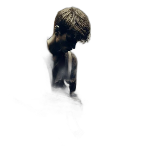 face, creature, mask, hair transparent PNG cut-out