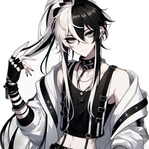 staff, weapon, jacket, creature transparent PNG cut-out