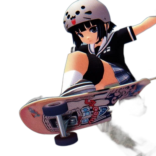 3d render, concept art, photorealistic, anime transparent PNG cut-out