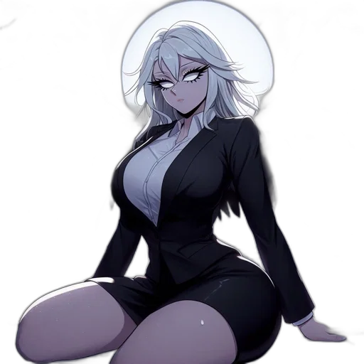 dress, jacket, staff, robot transparent PNG cut-out