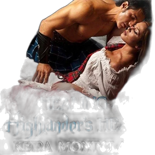 photorealistic, fire, healing, highlander transparent PNG cut-out