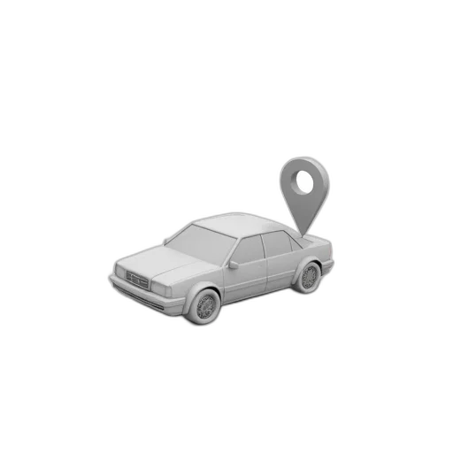 car, robot, weapon, 3d render transparent PNG cut-out