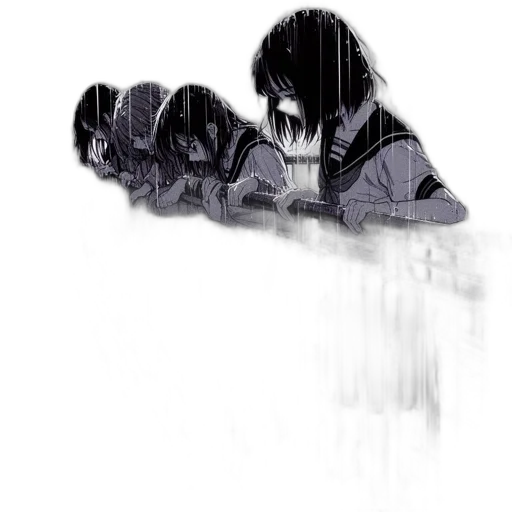 jacket, umbrella, weapon, mask transparent PNG cut-out