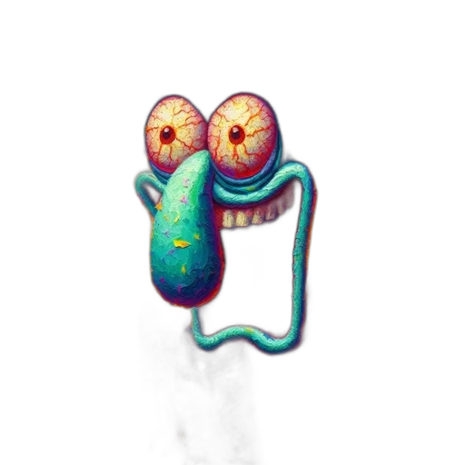 creature, staff, animal, robot transparent PNG cut-out