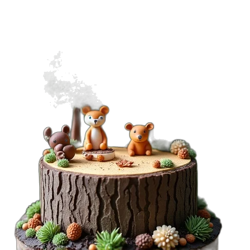 food, tree, crown, 3d render transparent PNG cut-out