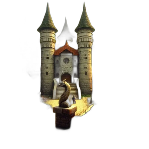 sword, weapon, staff, crown transparent PNG cut-out